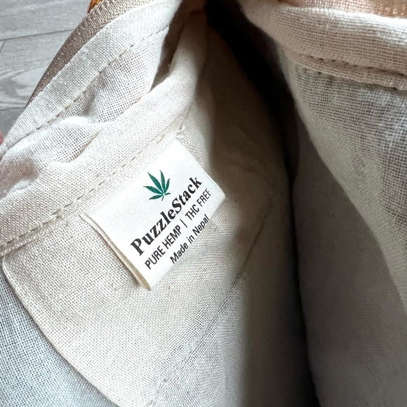 Pure Hemp Backpack Full Size Unisex Design - Picture 7 of 10